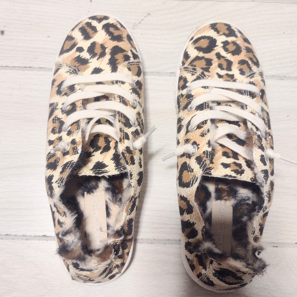 Madden Girl Womens Marisa Sneakers Leopard Size 8 - Picture 5 of 8